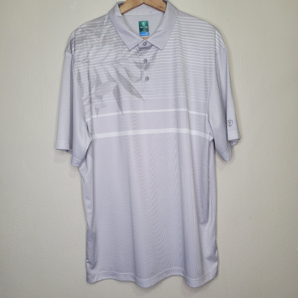 Pro Tour Men's Short Sleeve Polo, Size XL